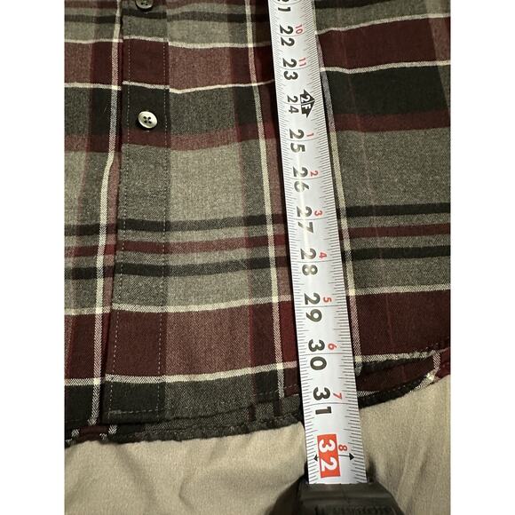 Van Heusen Flex Men’s Flannel Shirt Long Sleeve Plaid XL Classic Lumber Jack - Picture 12 of 12